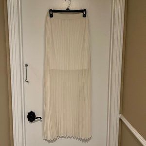 Lauren Conrad Pleated Maxi Over Mini Skirt Size M